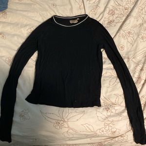 Harlow Black Ringer Longsleeve